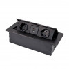 Выдвижная розетка POSocket-4 (2 розетки, 2USB входа, 1.8м кабель)